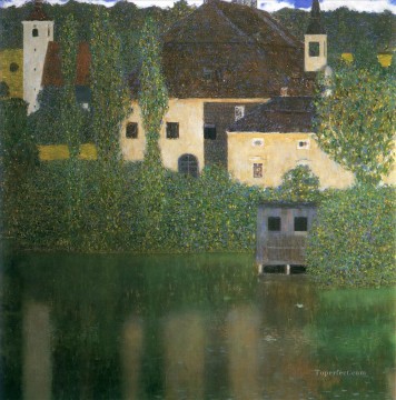  agua lienzo - Castillo de agua Gustav Klimt